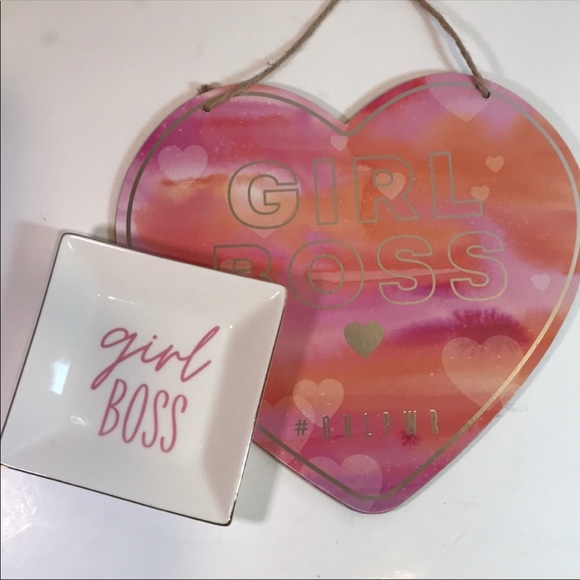 Girl Boss Plaque and Trinket Dish - Picture 1 of 6